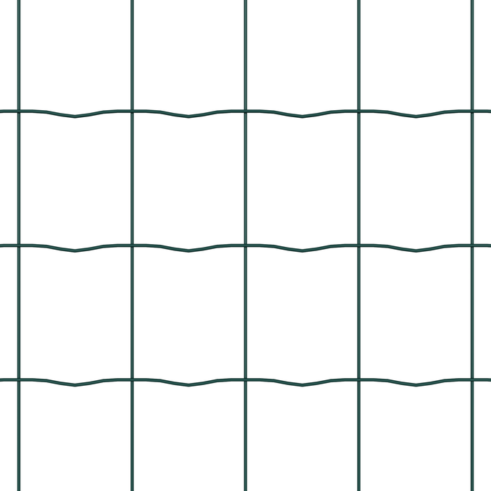 Recinzione Euro con 7 pali flangiati 0.8x10 m Acciaio zincato