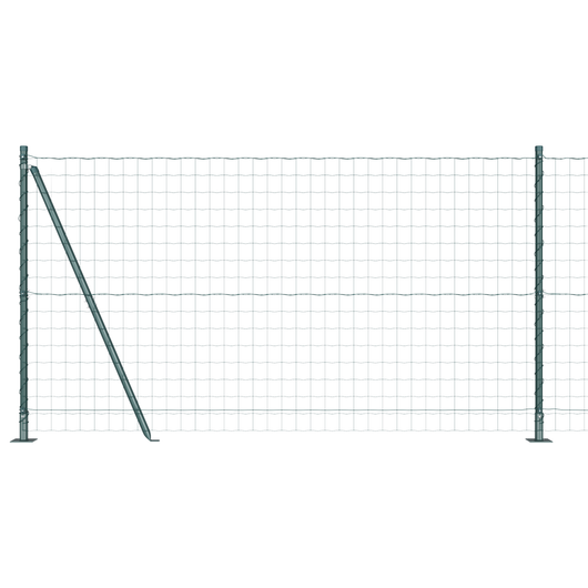 Recinzione Euro con 13 pali flangiati 1.2x25 m in acciaio zincato