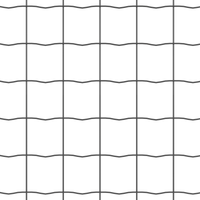 Recinzione Euro con 7 Pali Flangiati 1,5x10 m Acciaio Zincato