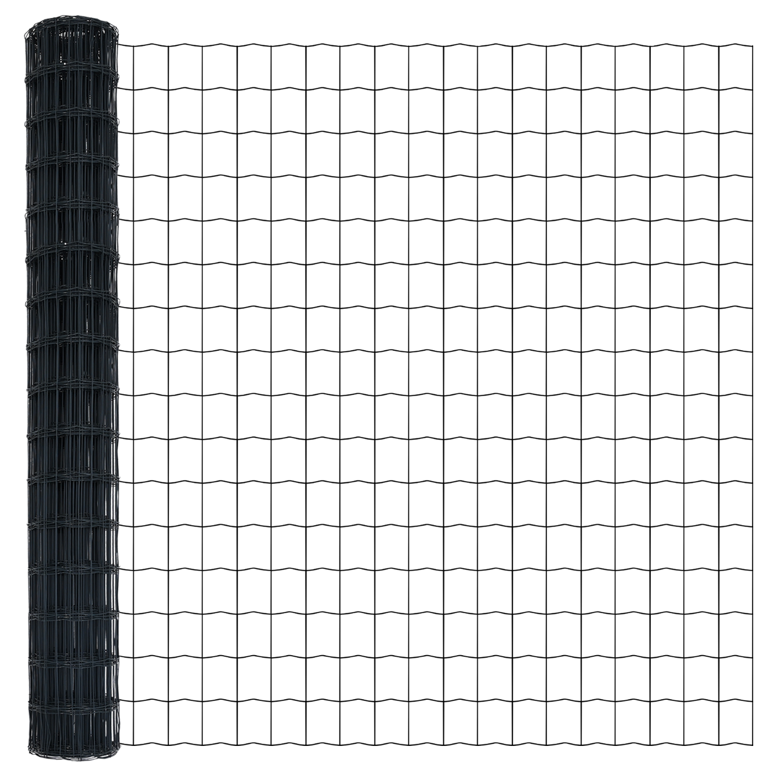 Recinzione Euro con 7 pali flangiati 1.4x10 m in acciaio zincato