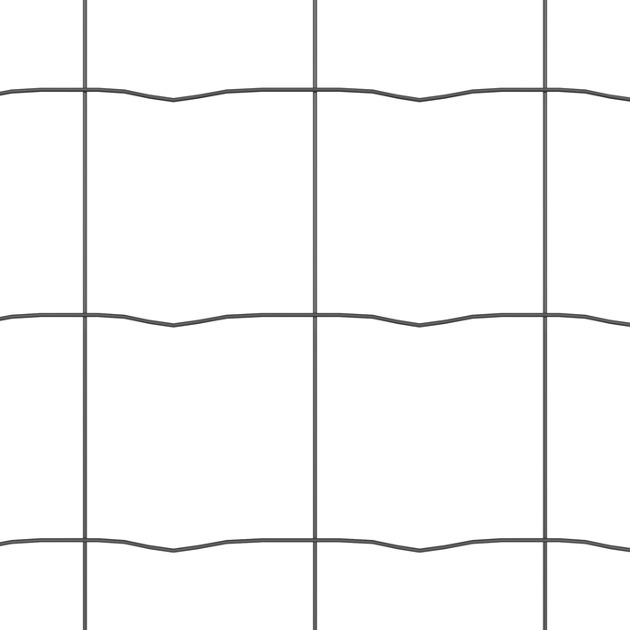 Recinzione Euro con 7 post flangiati 1,4x10 m in acciaio zincato