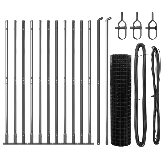 Recinto Euro con 13 Posti Flangiati 1.2x25 m Acciaio Galvanizzato