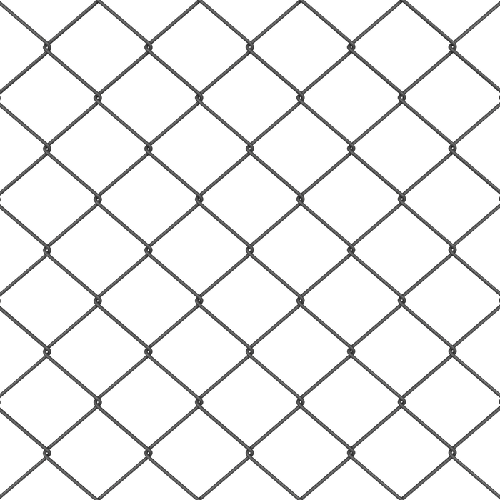 Recinzione a Maglie con 7 Pali a Punta 0,8x10 m in Acciaio Galvanizzato