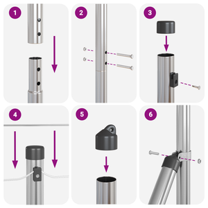 Recinzione a Maglie Metalliche con 7 Picchetti 1.5x10 m Acciaio Zincato