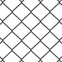 Recinzione a Maglie con 7 Posti Flangiati 1.5x10 m Acciaio Galvanizzato