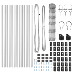Recinzione da Campo  0.8x25 m Acciaio Zincato