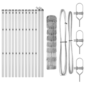 Recinzione da Campo  0.8x25 m Acciaio Zincato