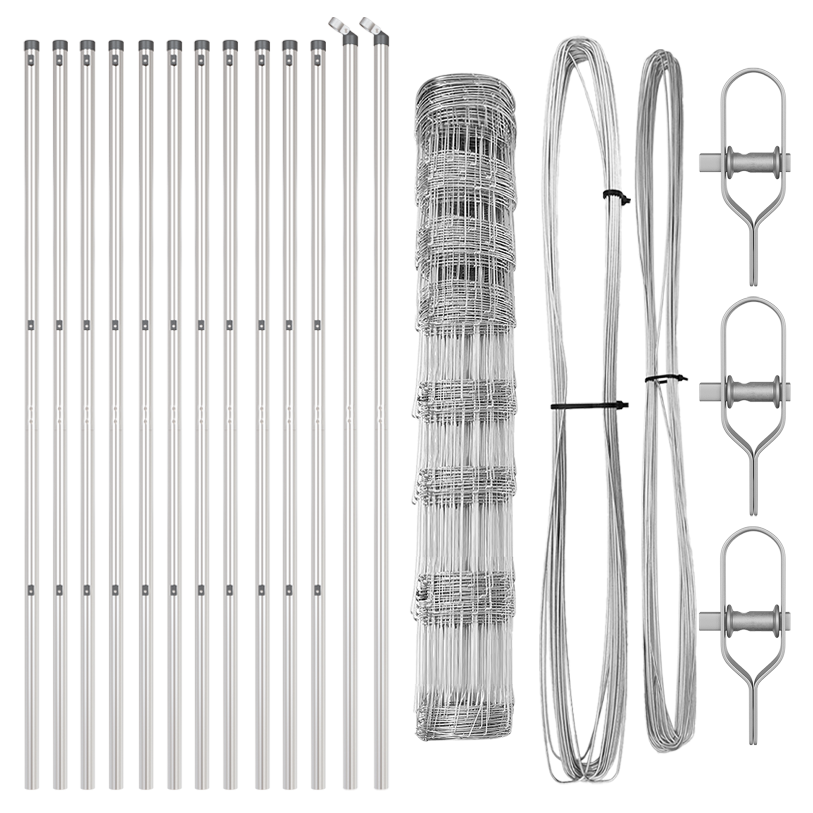 Recinto per Campi 1x25 m in Acciaio Zincato