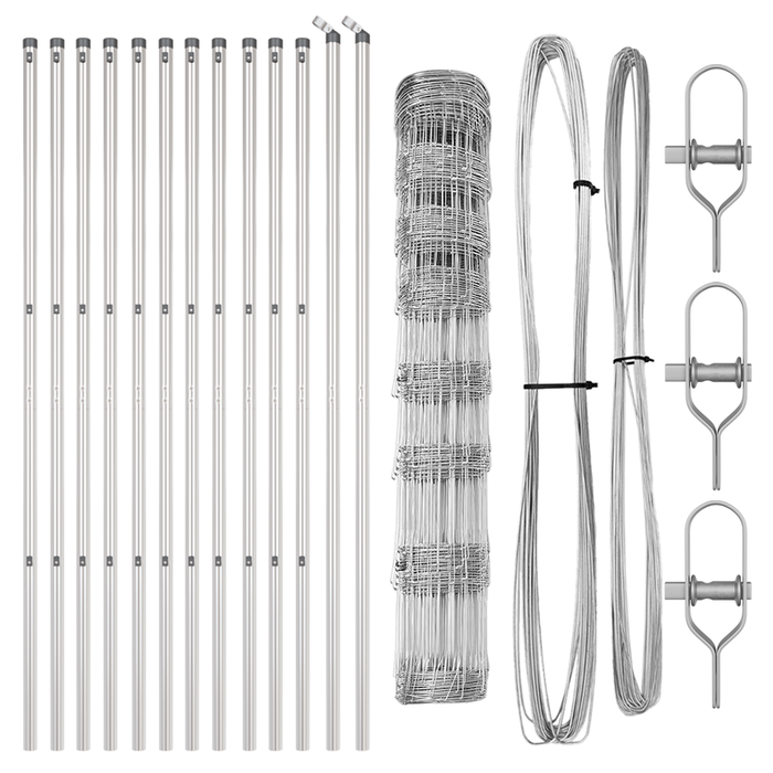 Recinto per Campi 1x25 m in Acciaio Zincato