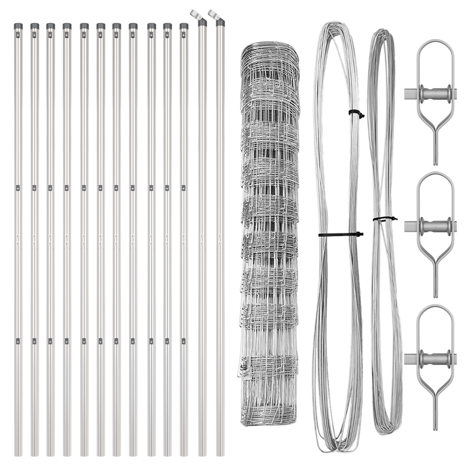 Recinzione da Campo  1x25 m Acciaio Zincato