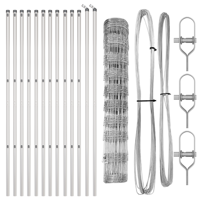 Recinzione da Campo  1x25 m Acciaio Zincato