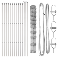 Recinzione da Campo  1.2x25 m Acciaio Zincato