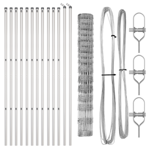 Recinzione da Campo  1.2x25 m Acciaio Zincato