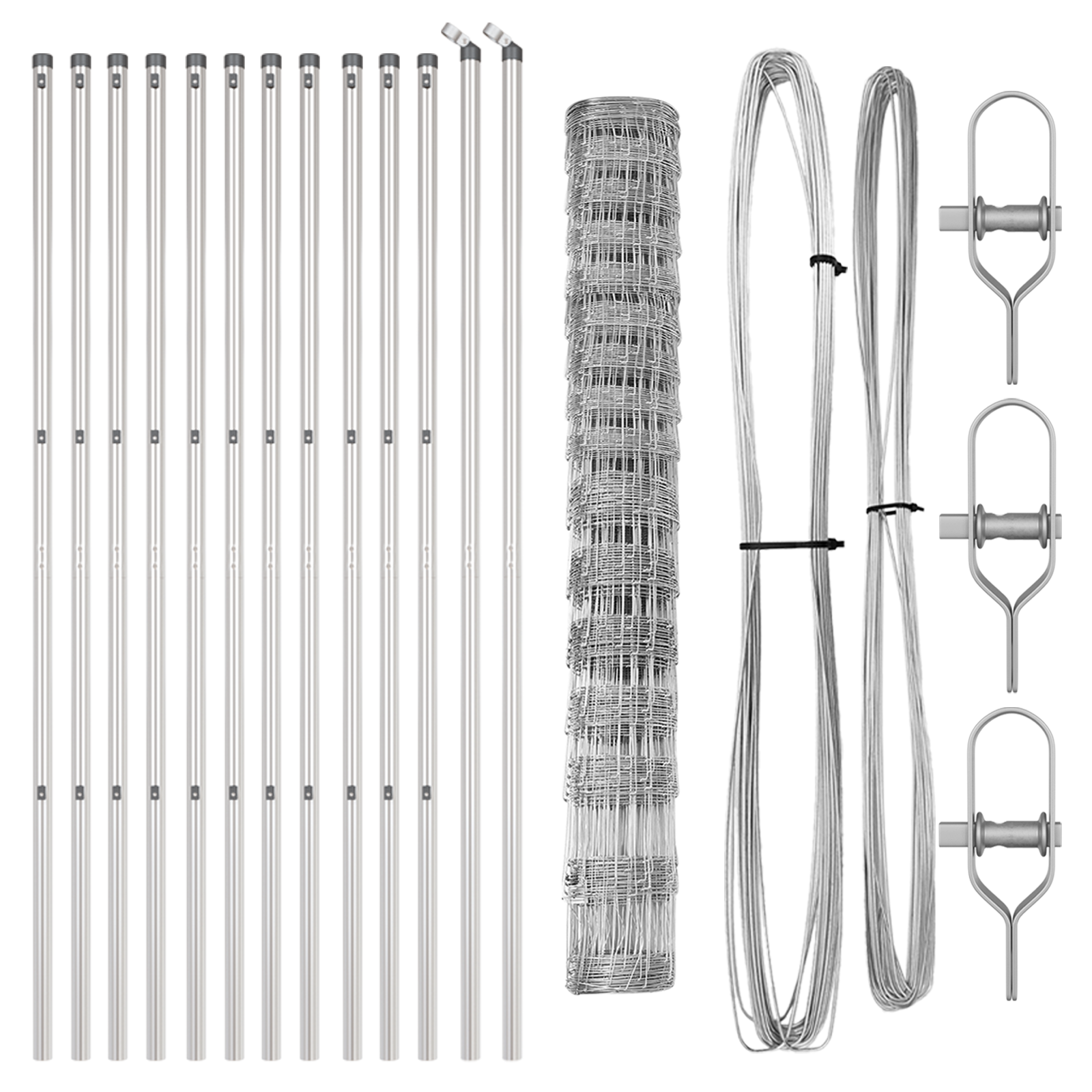Recinzione da Campo  1.2x25 m Acciaio Galvanizzato