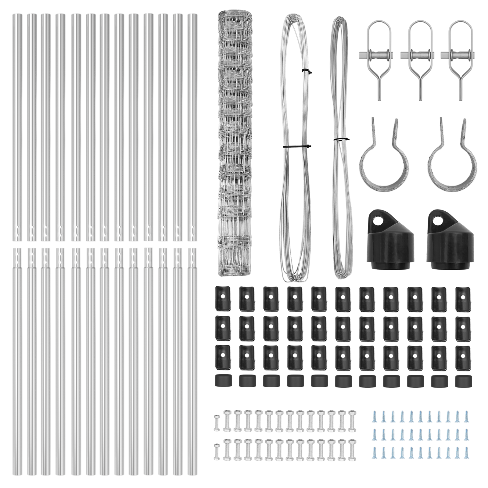 Recinzione da Campo  1.2x25 m Acciaio Galvanizzato