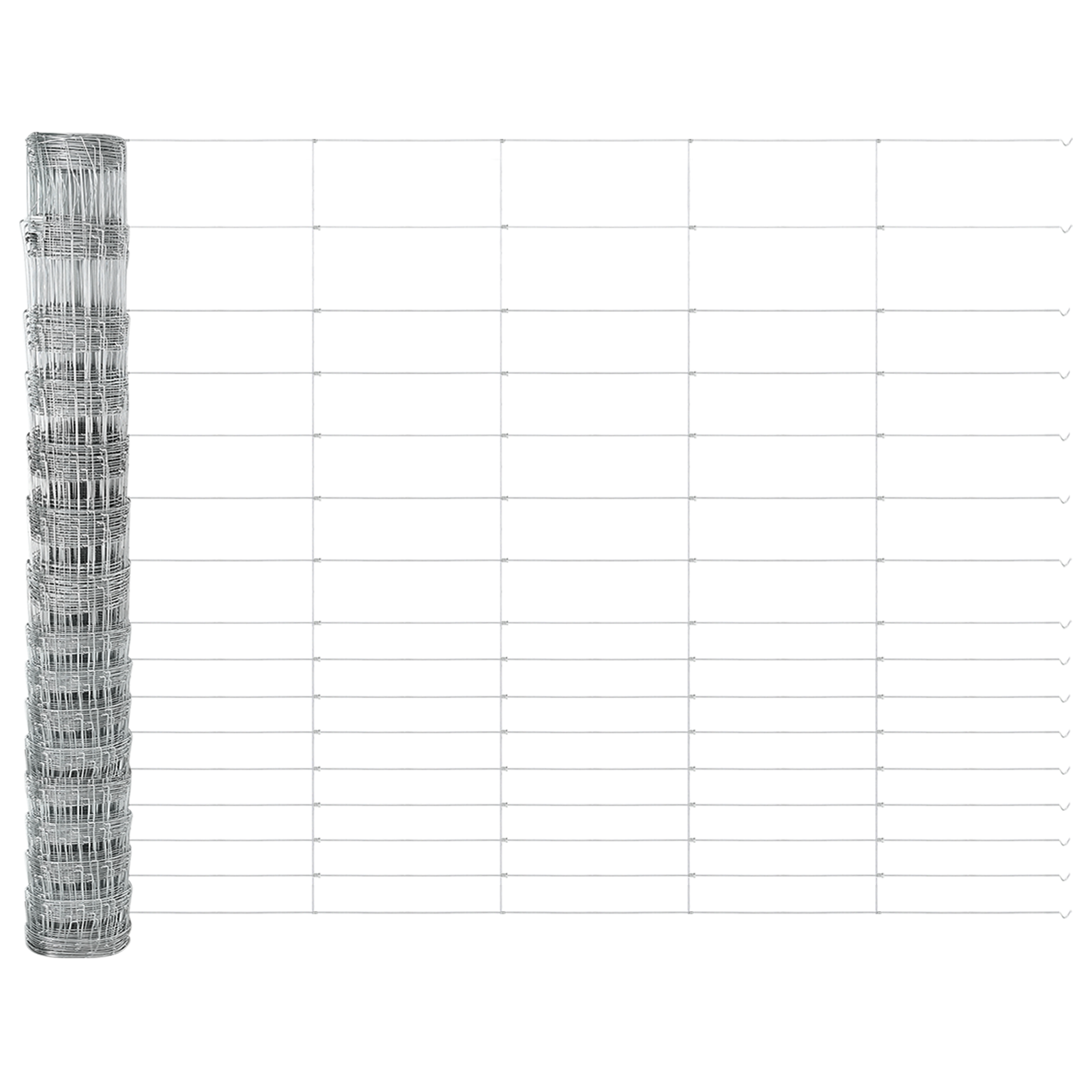 Recinzione da Campo  1.2x25 m Acciaio Galvanizzato