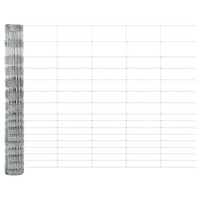 Recinzione da Campo  1.2x25 m Acciaio Galvanizzato