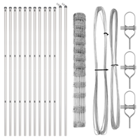 Recinzione per Terreni  1.4x25 m in Acciaio Galvanizzato