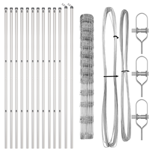 Recinzione per Terreni  1.4x25 m in Acciaio Galvanizzato