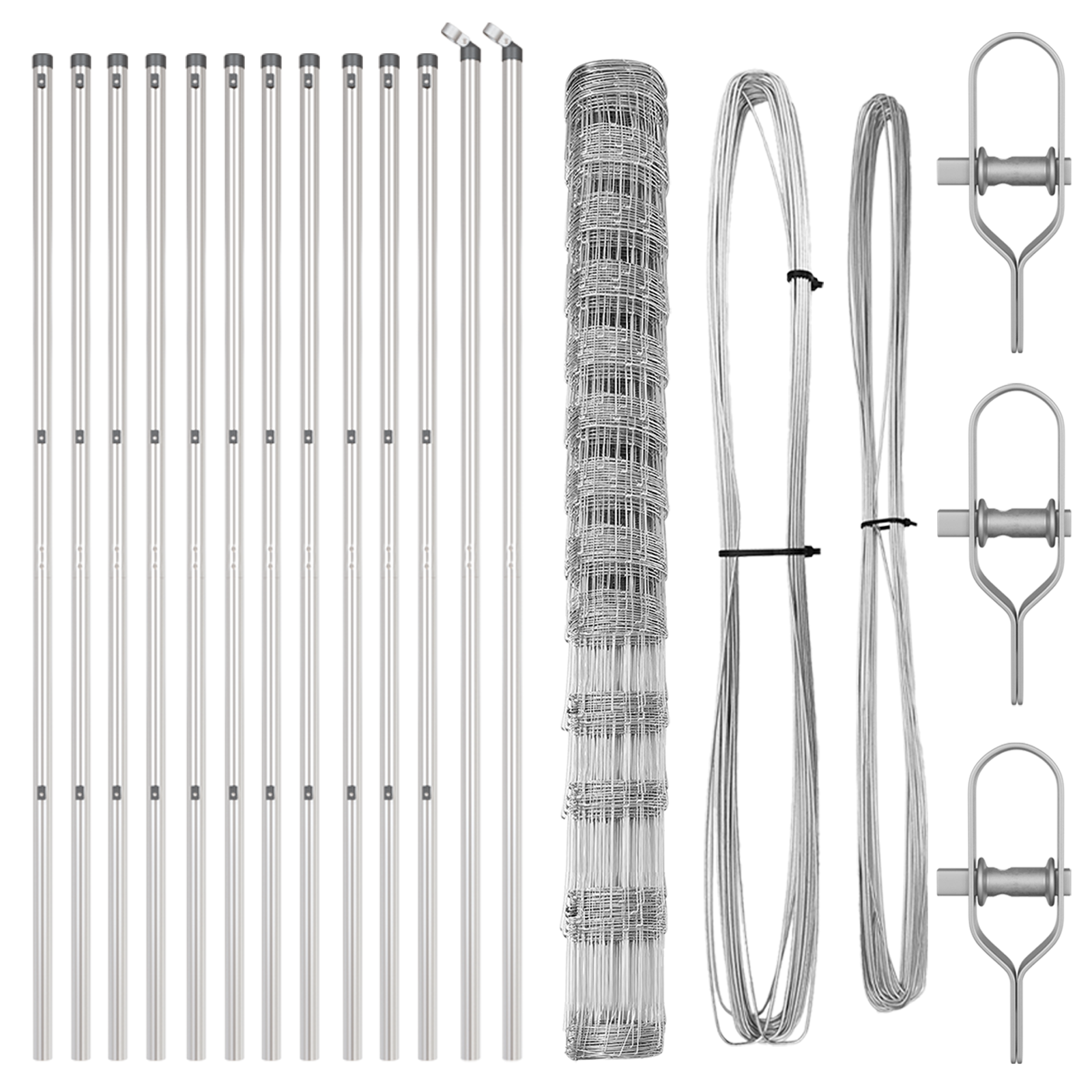 Recinzione di Campo  1.5x25 m Acciaio Zincato