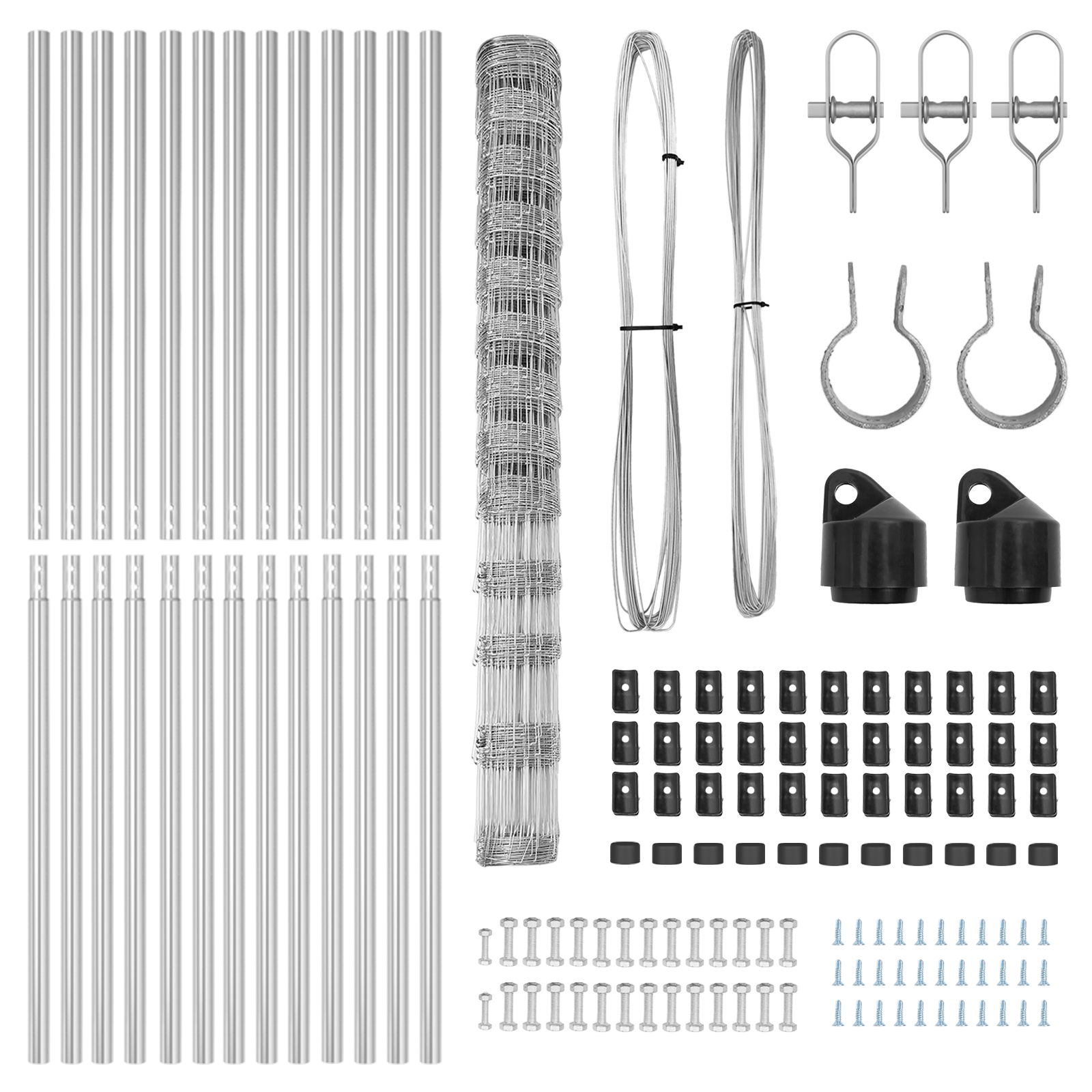 Recinzione di Campo  1.5x25 m Acciaio Zincato