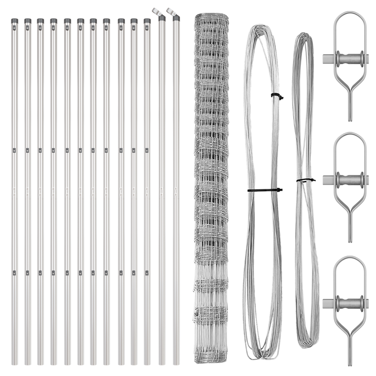 Recinzione da Campo  1.6x25 m Acciaio Galvanizzato