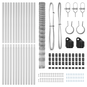 Recinzione da Campo  1.6x25 m Acciaio Galvanizzato
