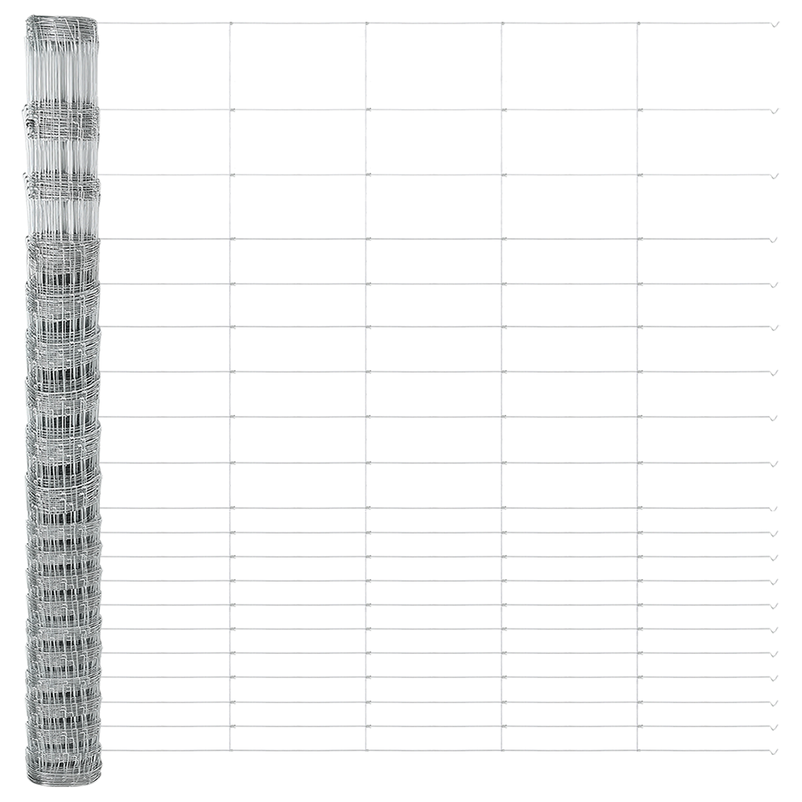 Recinzione da Campo  1.6x25 m Acciaio Galvanizzato