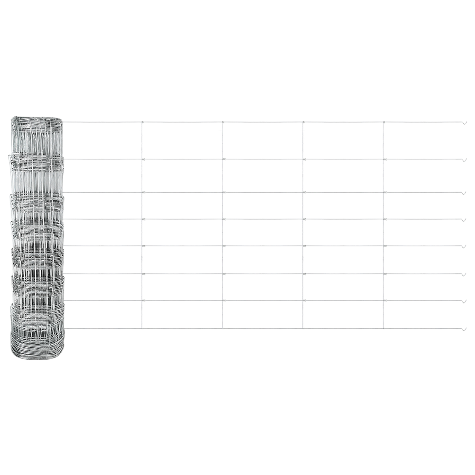Recinto per il campo  0.8x50 m in acciaio zincato