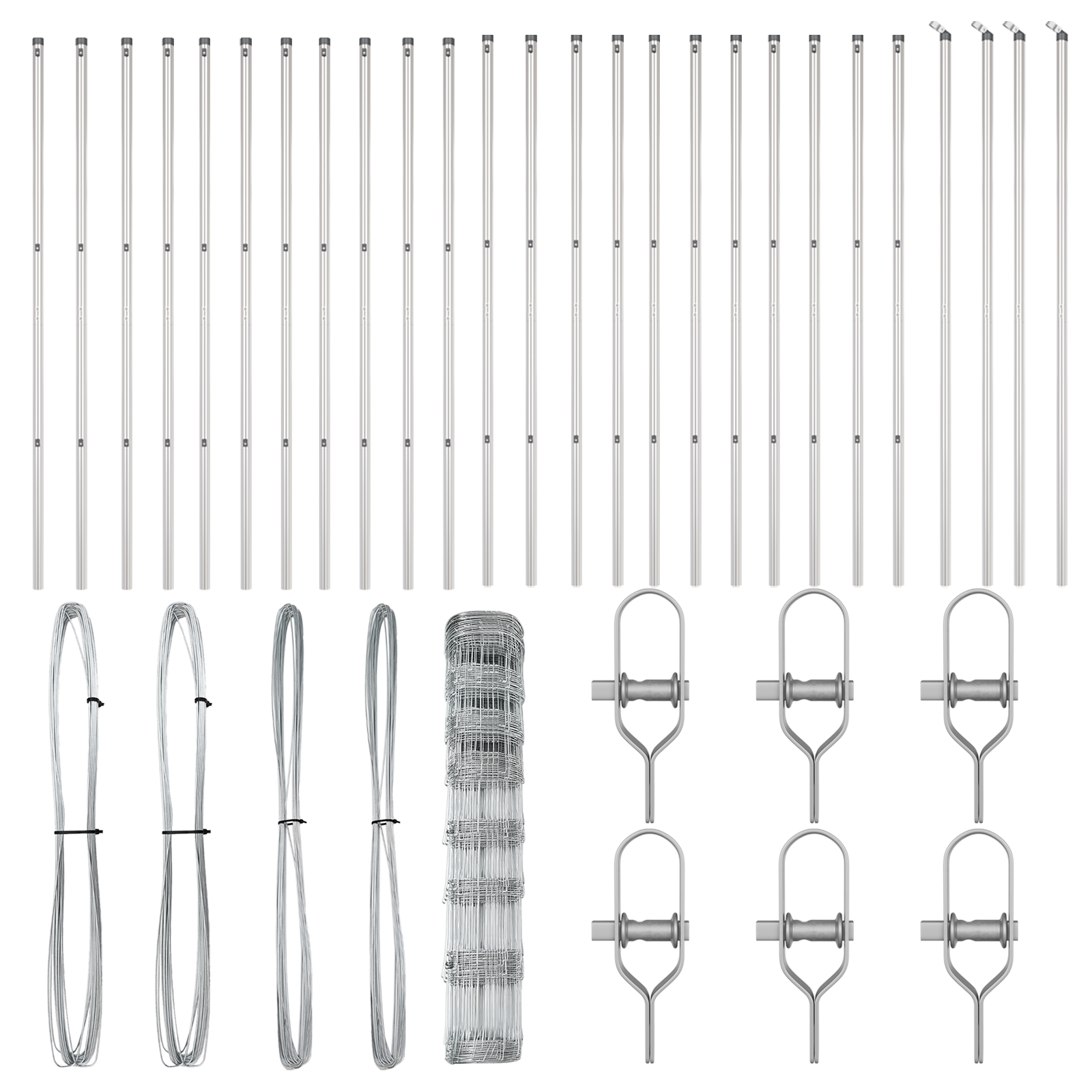 Recinzione da Campo  1x50 m in Acciaio Galvanizzato