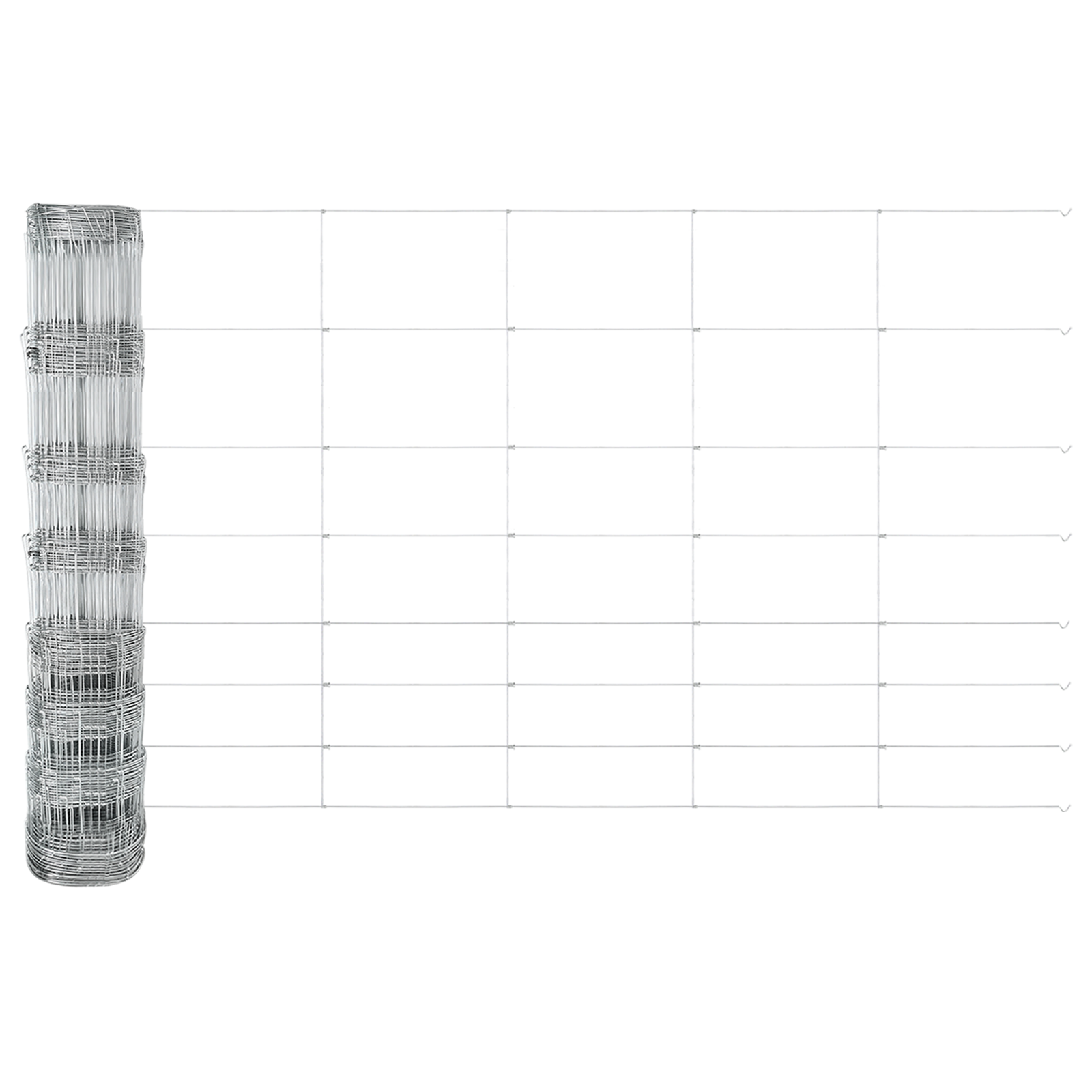 Recinzione da Campo 1x50 m in Acciaio Galvanizzato