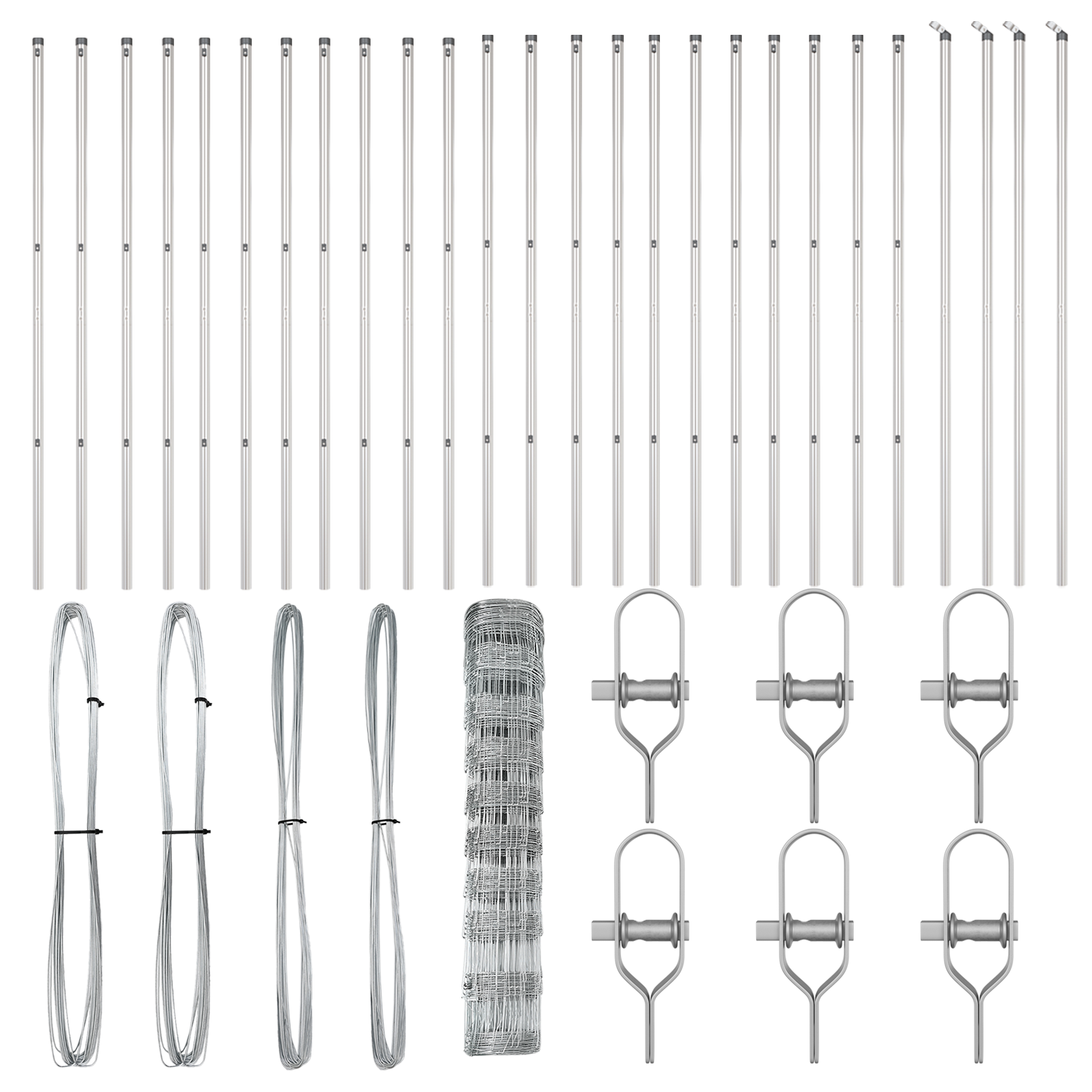 Recinzione per campi  1x50 m in acciaio zincato