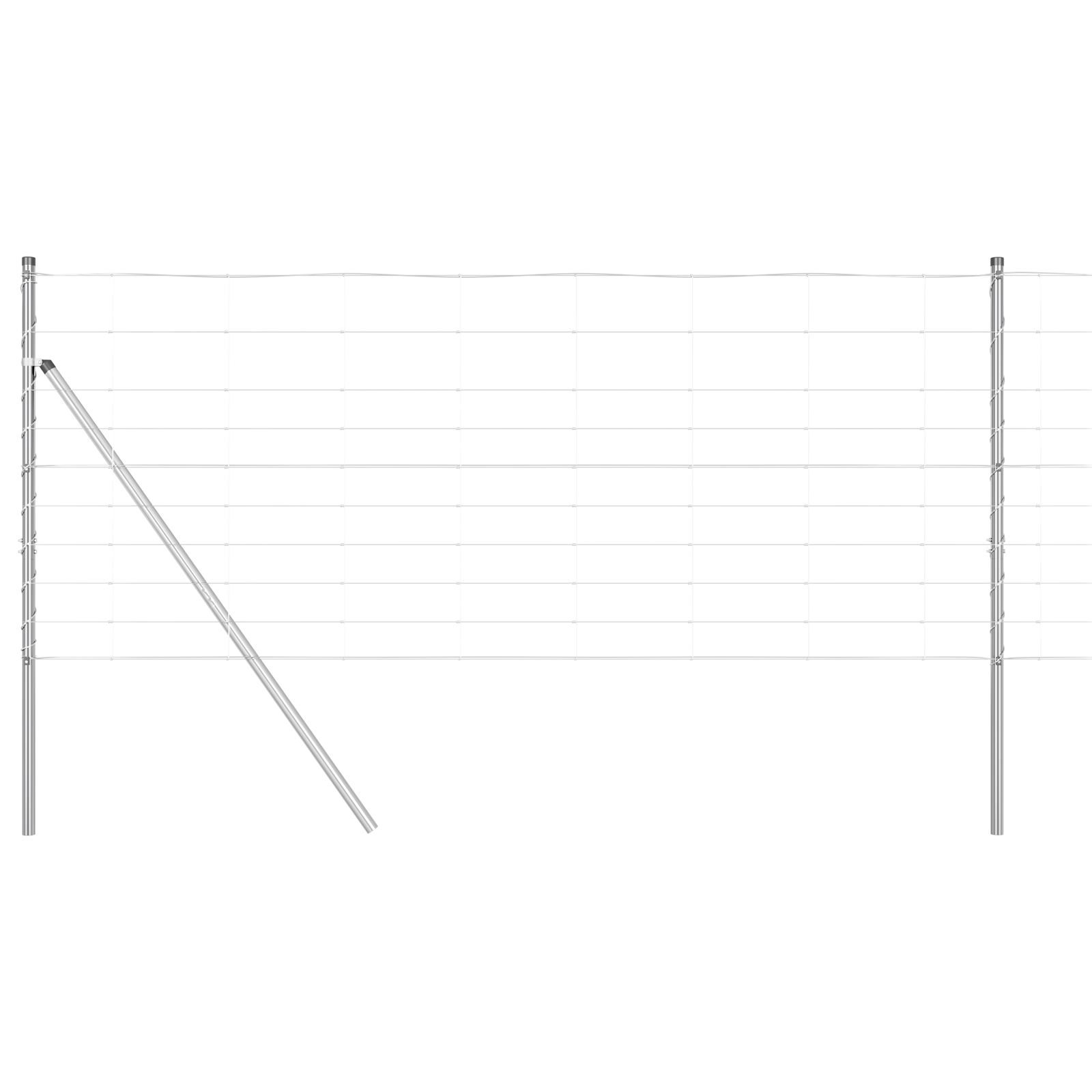 Recinto da Campo  1x50 m Acciaio Zincato