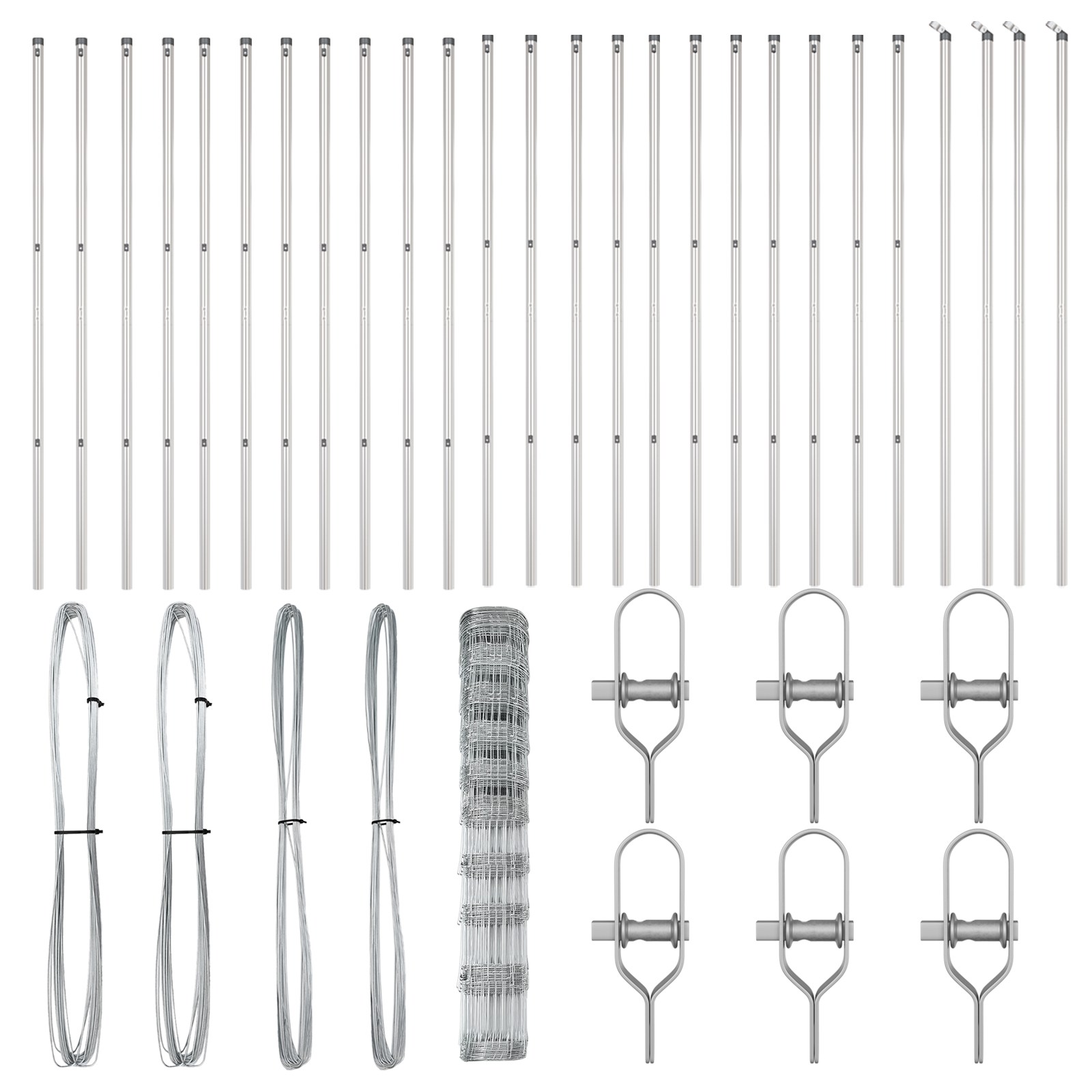 Recinzione da Campo  1.2x50 m in Acciaio Zincato