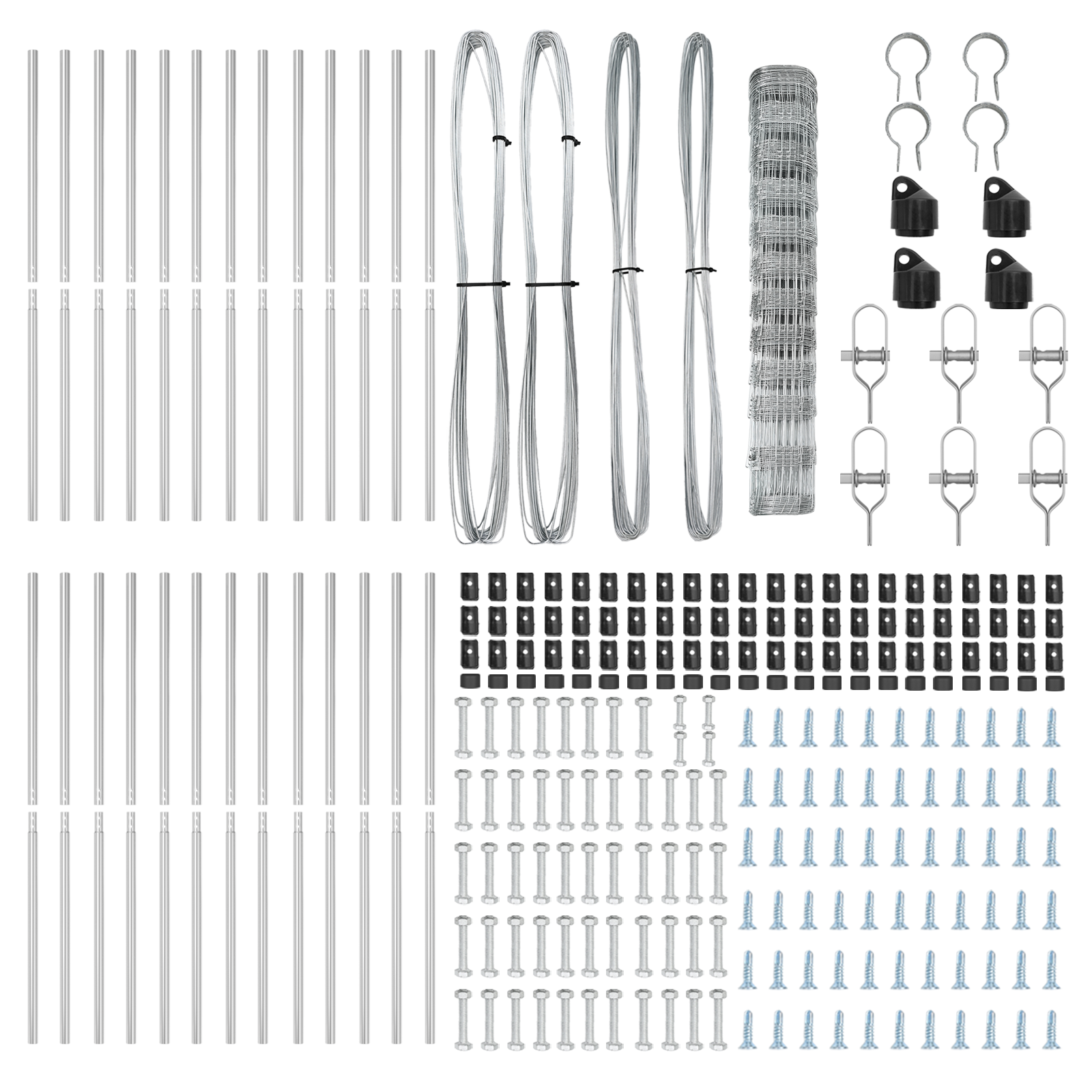 Recinzione per campi  1,2x50 m Acciaio Zincato
