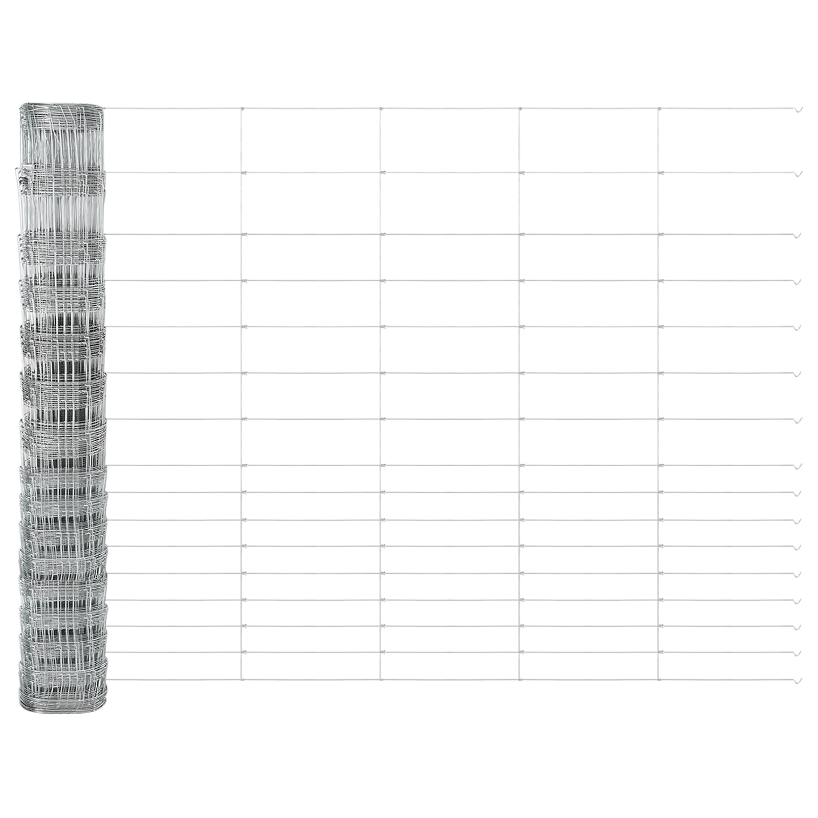 Recinzione da Campo  1.2x50 m Acciaio Zincato