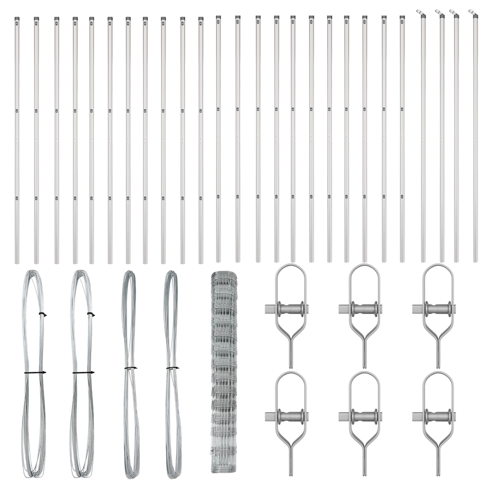 Recinto da Campo  1.4x50 m in Acciaio Zincato