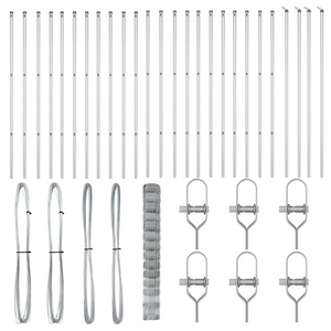 Recinto da Campo  1.4x50 m in Acciaio Zincato
