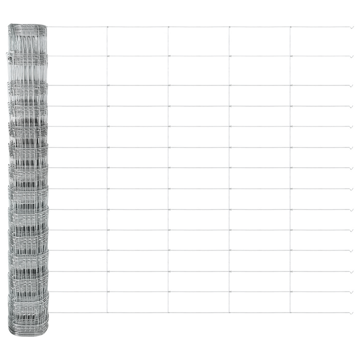 Recinzione da Campo  1.4x50 m in Acciaio Galvanizzato