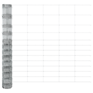 Recinzione per Campi  1,5x50 m in Acciaio Zincato