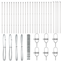 Recinzione per Campi  1.6x50 m Acciaio Zincato