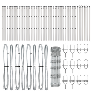 Recinzione da Campo  0.8x100 m Acciaio Zincato