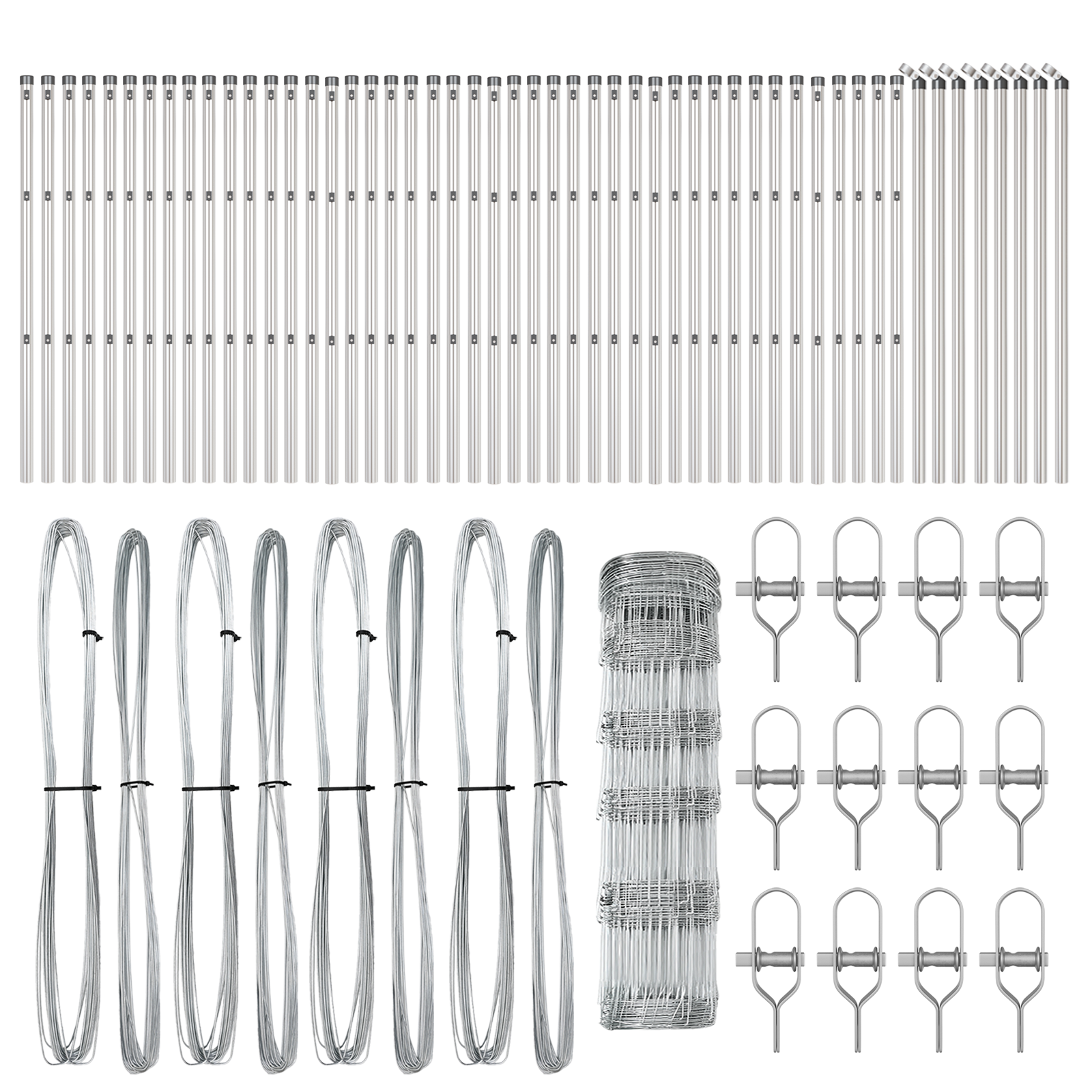 Recinzione campo  0.8x100 m Acciaio zincato