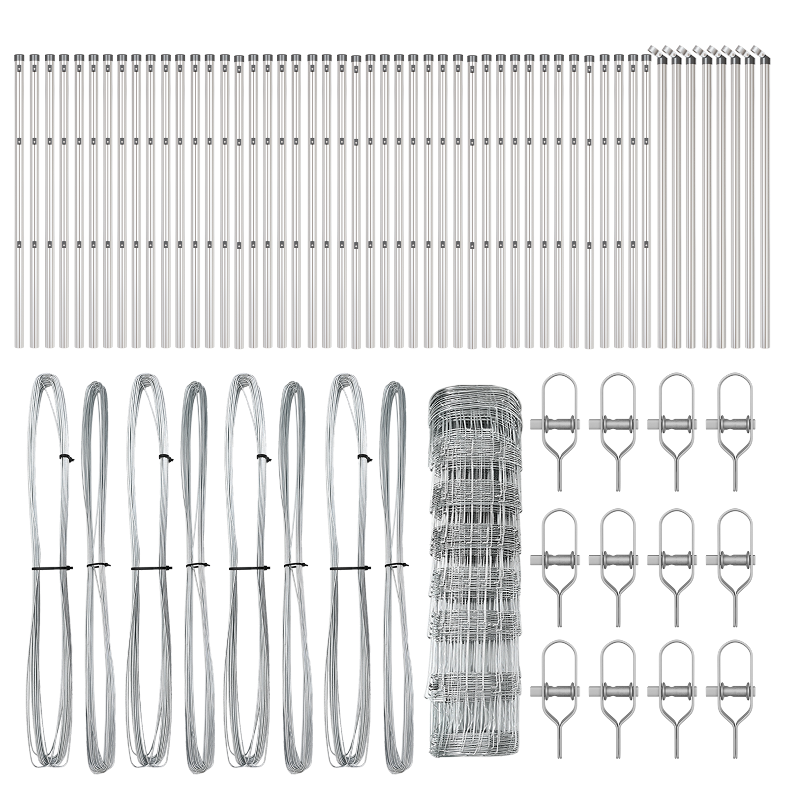 Recinzione da Campo  0.8x100 m Acciaio Zincato