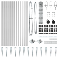 Recinzione  0.8x25 m Acciaio Galvanizzato