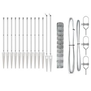 Recinzione  1x25 m Acciaio Galvanizzato