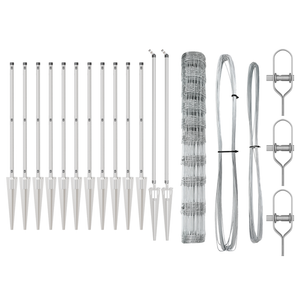 Recinzione da Campo  1.2x25 m Acciaio Galvanizzato