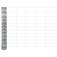 Recinzione per Campi  1.2x25 m Acciaio Galvanizzato