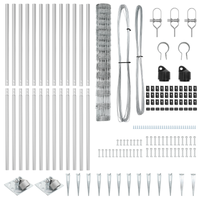 Recinzione da Campo  1.2x25 m Acciaio Zincato