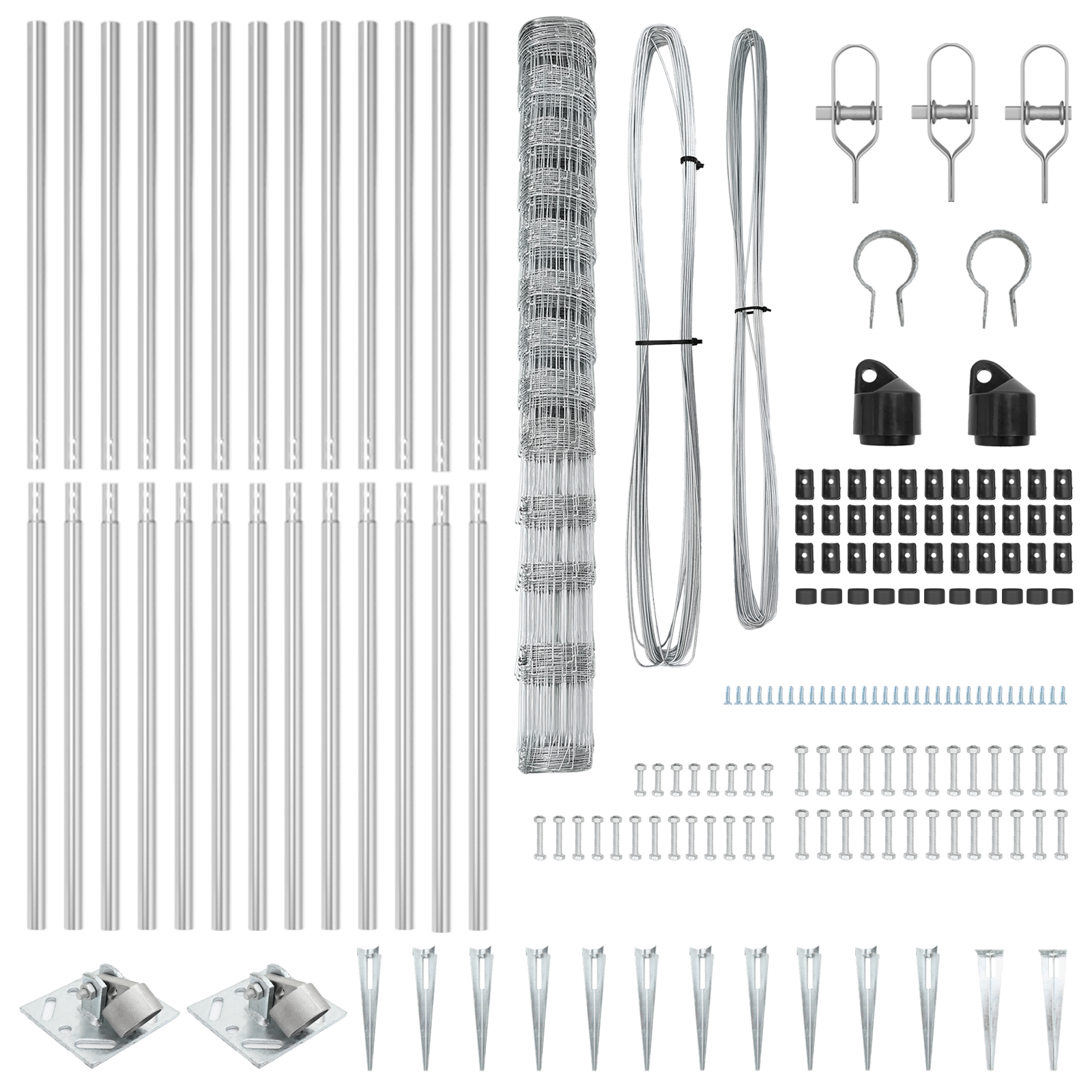 Recinzione da Campo  1.5x25 m Acciaio Galvanizzato
